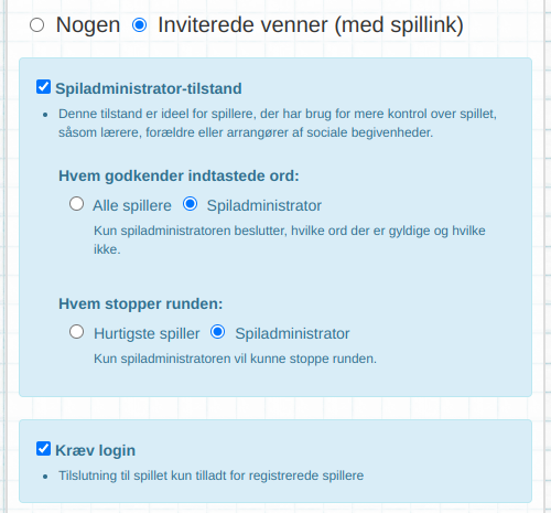 By-Land-Flod Avancerede indstillinger